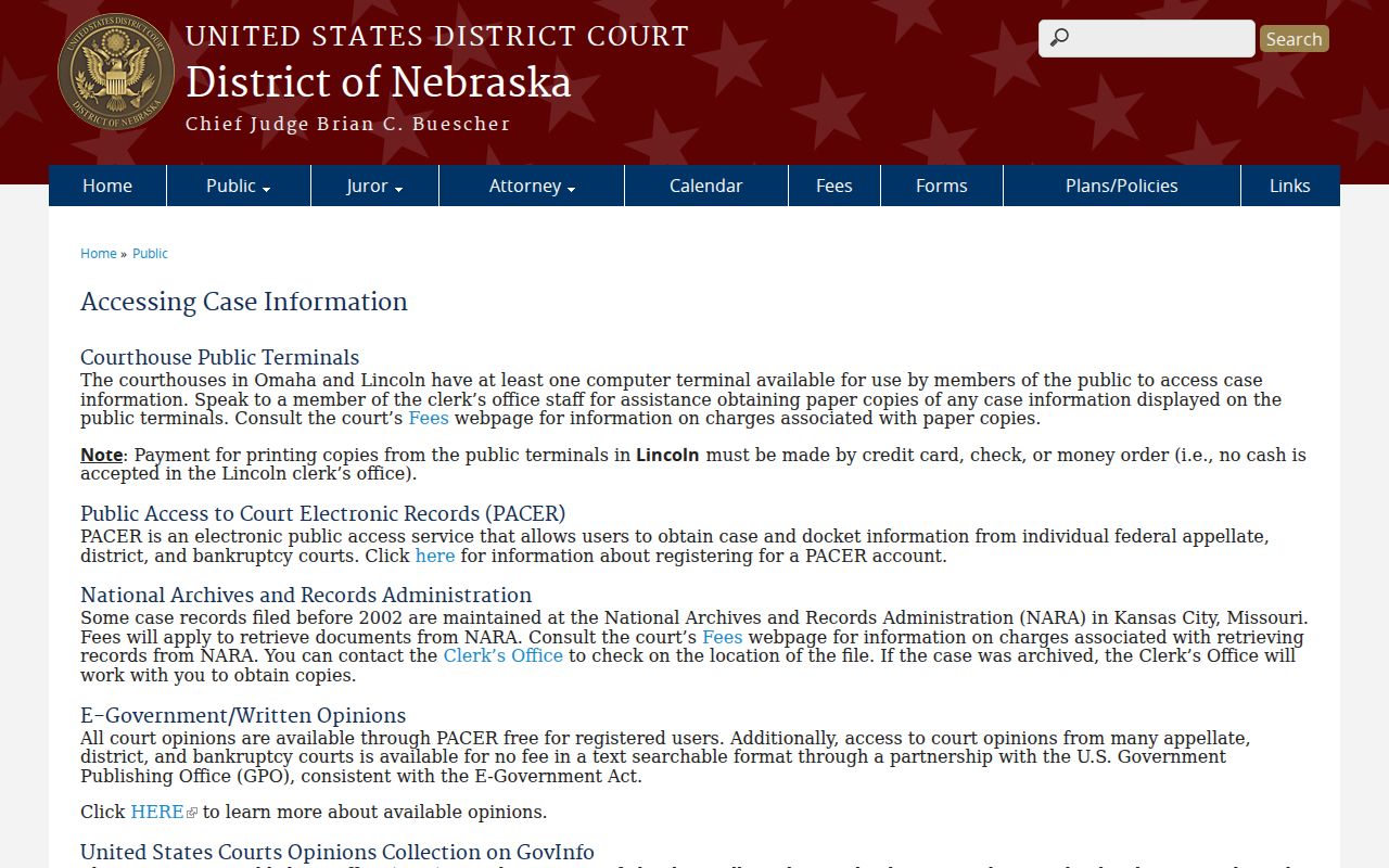 Spalding court records federal access distinction